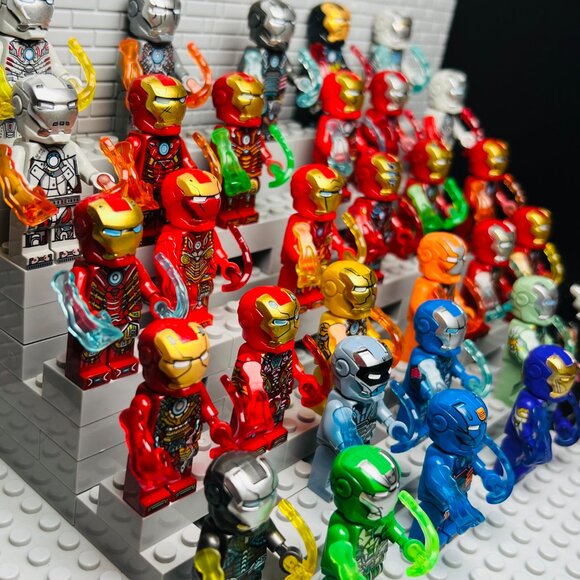 Iron Man Legion Avengers Custom Minifigures Lot of 32 - Picture 2 of 8